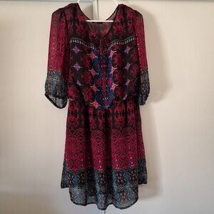 BeBop Print Dress Size XL
